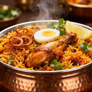 Chicken Dum Biryani - Full