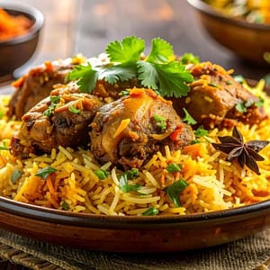 Chicken Dum Biryani - Half