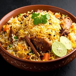 Chicken Biryani (Fry Piece) - Full