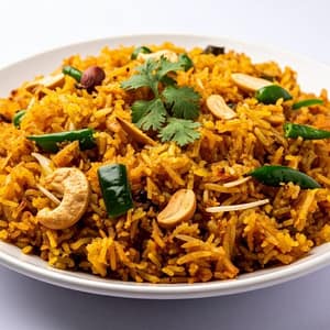 Veg. Kheema Biryani - Half