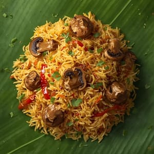 Mushroom Biryani - Half