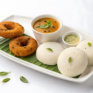 2 Idly + 1 Wada (Sambar/Rasam)