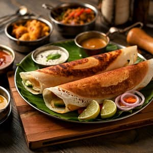 Onion Masala Dosa